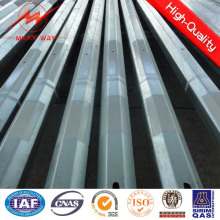 12m 500dan-1500dan Steel Poles Safety Factor 2.1 or More